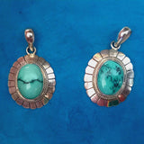 Pendentifs turquoise et argent 45€