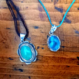 Pendentifs turquoise & argent