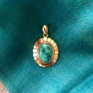 Pendentifs turquoise et argent 45€