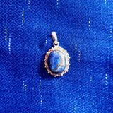 Pendentif lapis lazuli & argent 70€