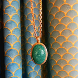 Pendentif turquoise & argent 125€