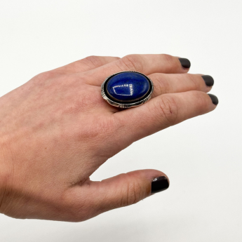 Bague Lapis Lazuli & argent 925