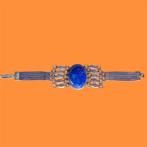 Bracelet Lapis Lazuli & Argent