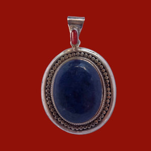Pendentif Lapis Lazuli & Argent