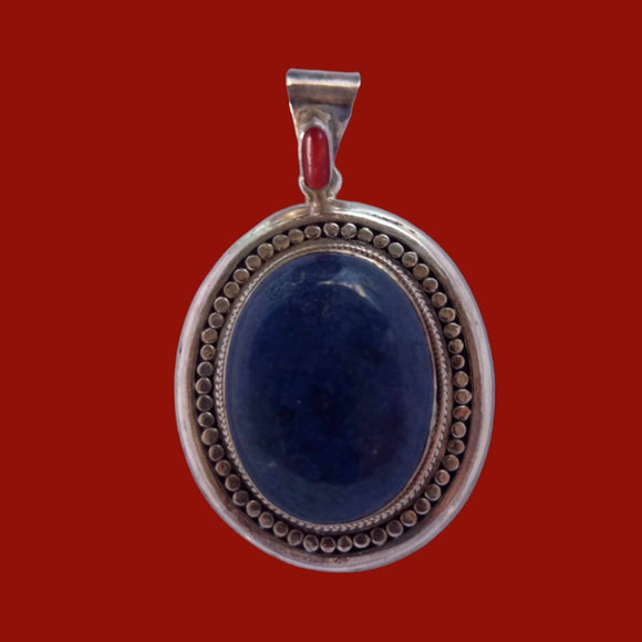 Pendentif Lapis Lazuli & Argent